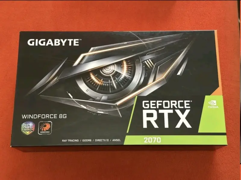 Tarjeta gráfica Gigabyte GeForce RTX 2070 8gb 3fan - 1