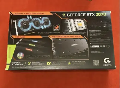 Tarjeta gráfica Gigabyte GeForce RTX 2070 8gb 3fan - miniatura 6