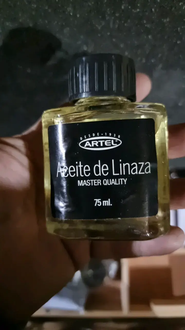 Set de pintura al óleo con estuche de madera - 6