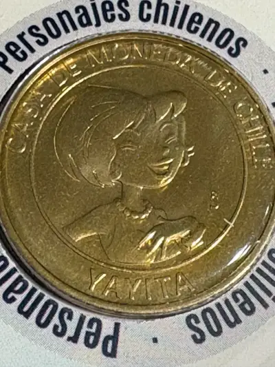 Moneda conmemorativa chilena de Yayita - miniatura 1