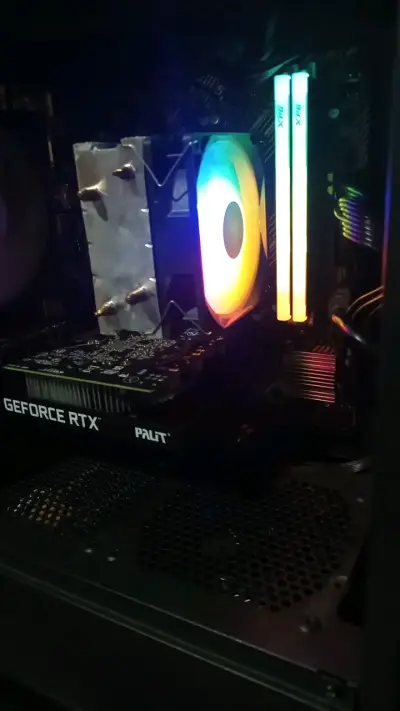 Combo gamer ryzen 5500 con placa madre asus A520MK - miniatura 1