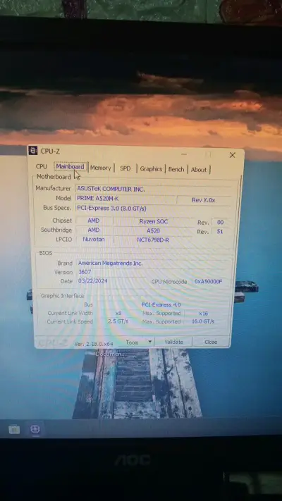 Combo gamer ryzen 5500 con placa madre asus A520MK - miniatura 4