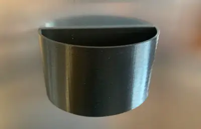 Organizador magnético para refrigerador negro - miniatura 2