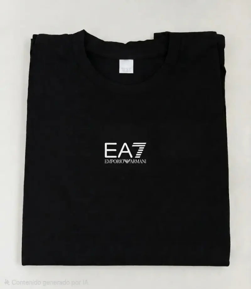 Polera Negra EA7/Jordan/CalvinKlein, etc. - 1