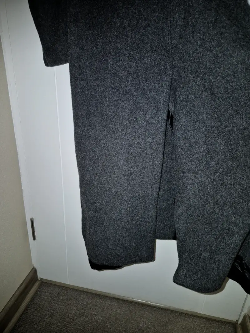 Abrigo de lana gris XL unisex - 2
