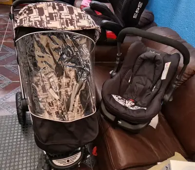 Coche de bebé Infanti con silla de auto - miniatura 1