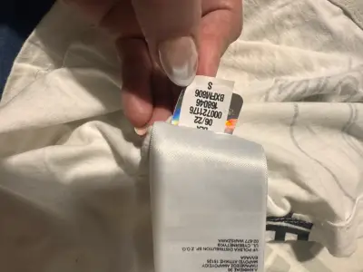 Polera The North Face blanca con logo grande - miniatura 4