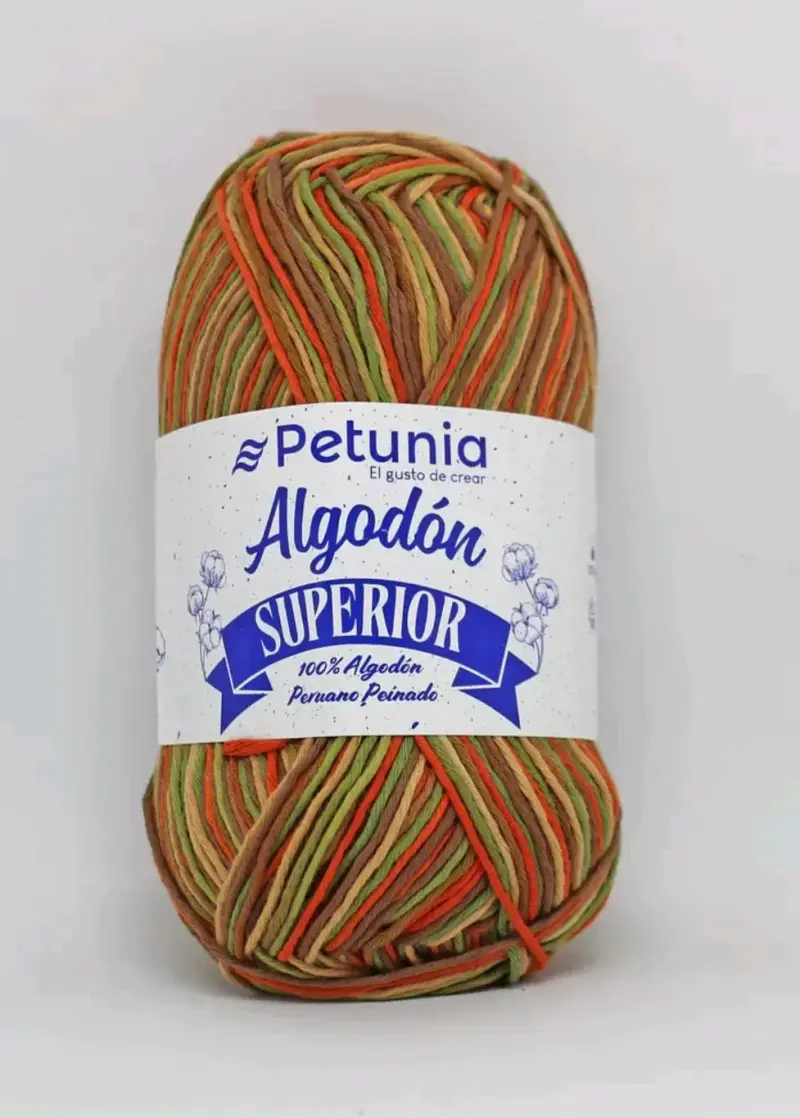 Lana de Algodón Petunia Superior - 1