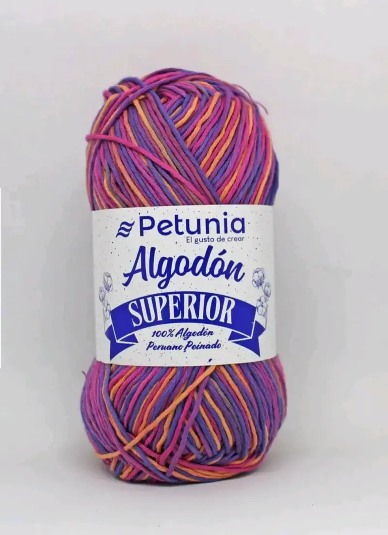 Lana de Algodón Petunia Superior - 2