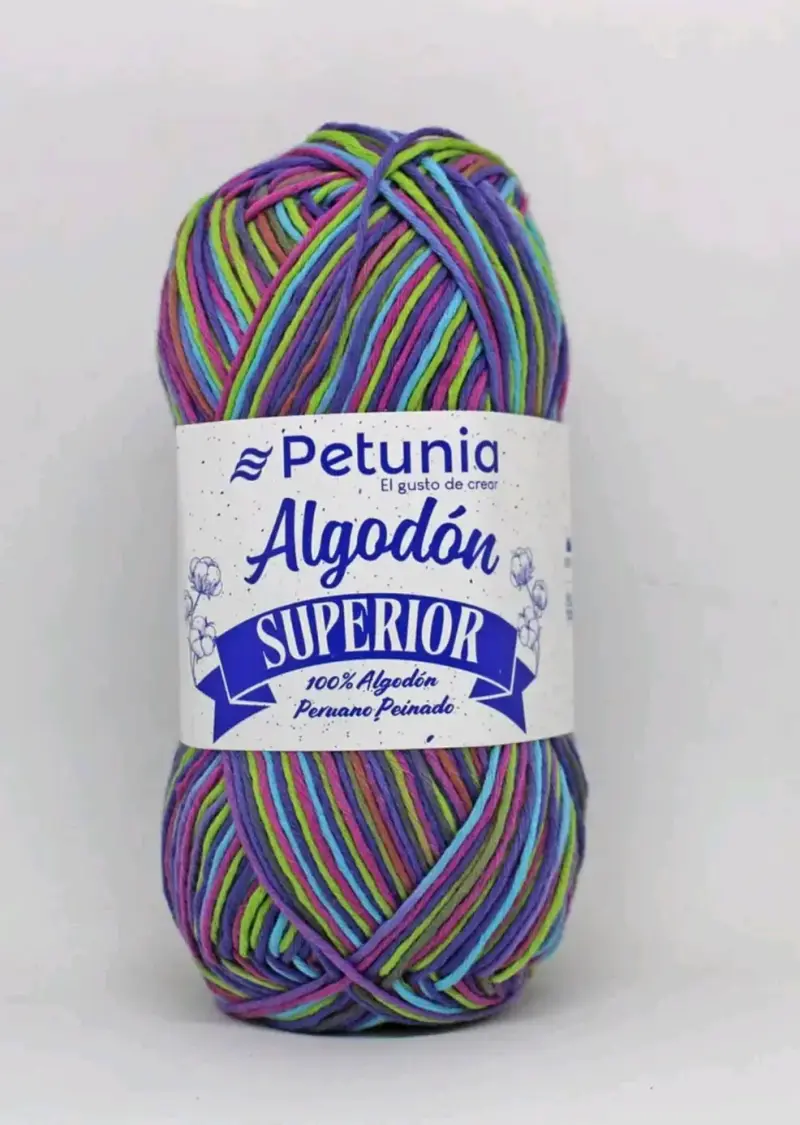 Lana de Algodón Petunia Superior - 3