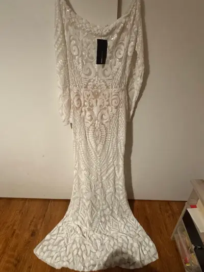Vestido de Novia  blanco Fashion Nova - miniatura 1