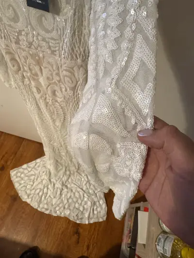 Vestido de Novia  blanco Fashion Nova - miniatura 4