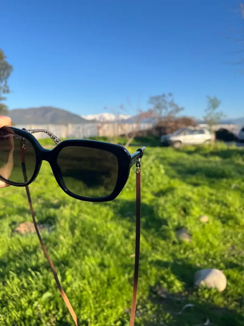 Strap para lentes de cuero natural - 2