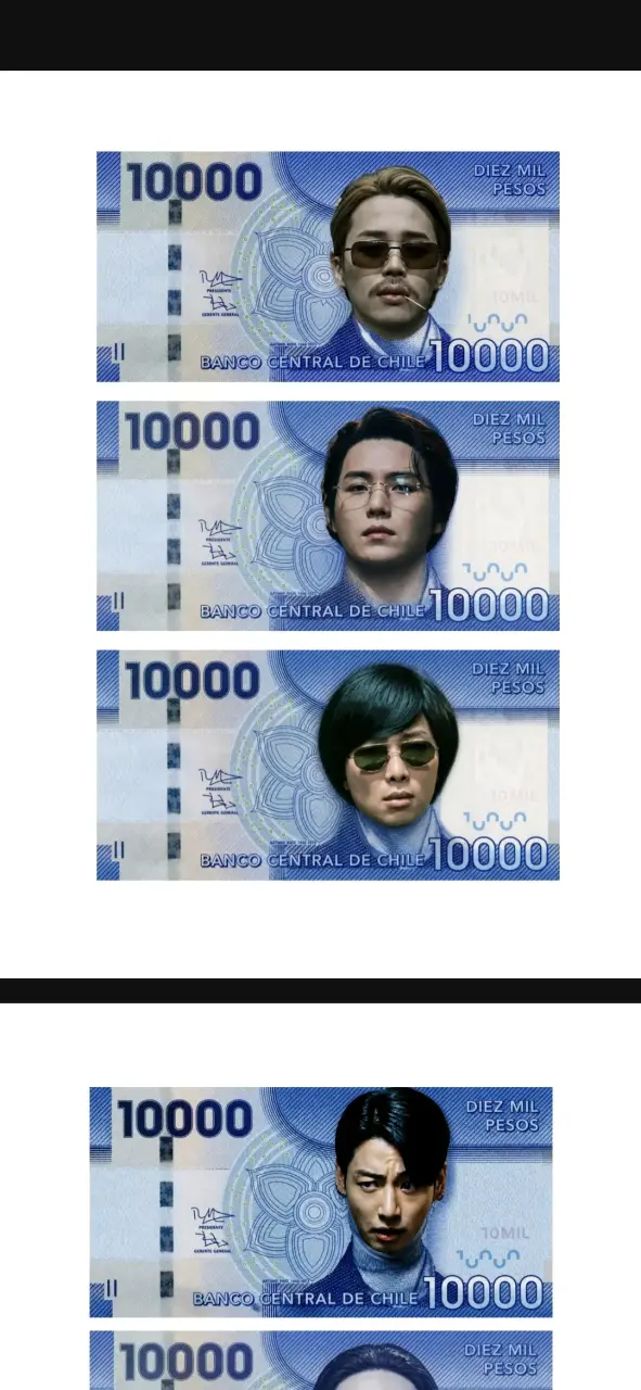 Plantilla billetes BTS - 2