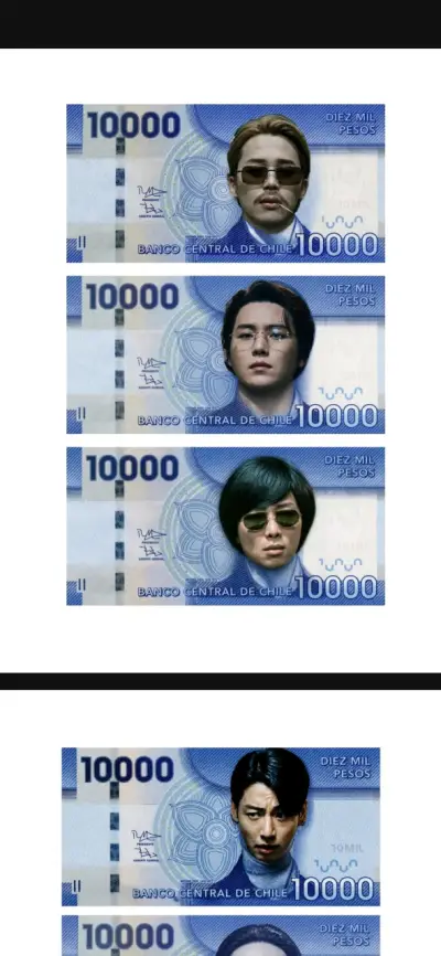 Plantilla billetes BTS - miniatura 2