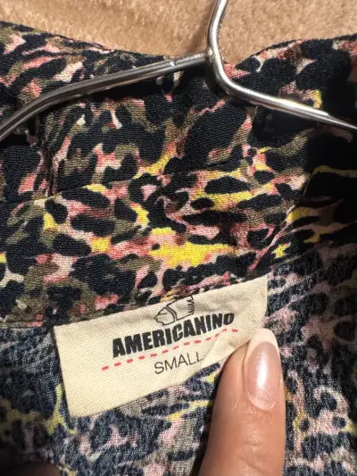 Tapado estampado animal print Americanino talla S - miniatura 3