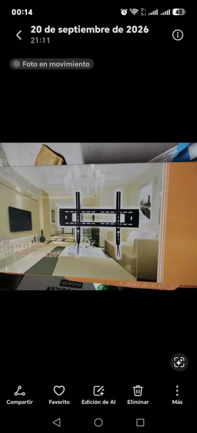 Soporte de Pared para TV LED LCD PDP 50-120 pulgadas - miniatura 4