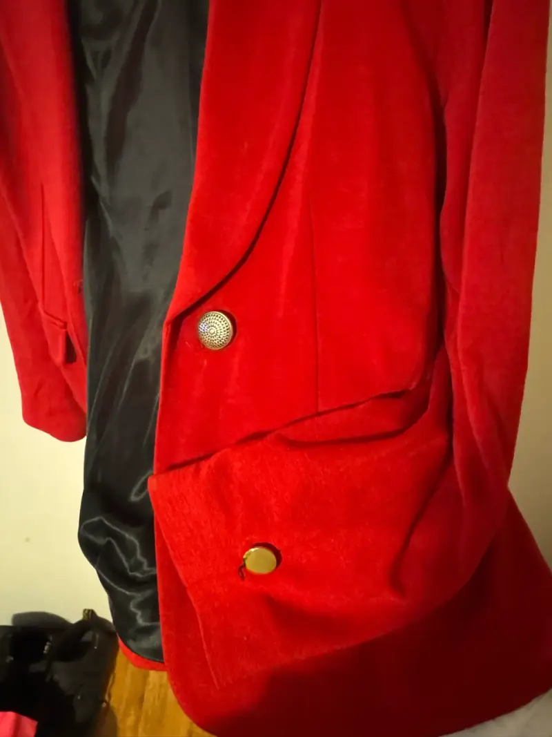 Blazer rojo elegante Marc and Co para mujer - 3