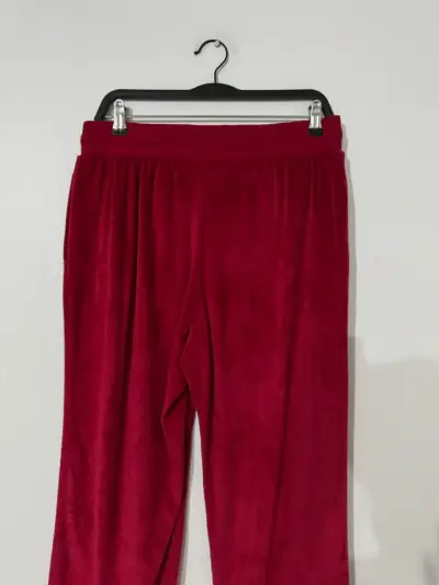 Pantalones de felpa Tommy Hilfiger rojos - miniatura 4