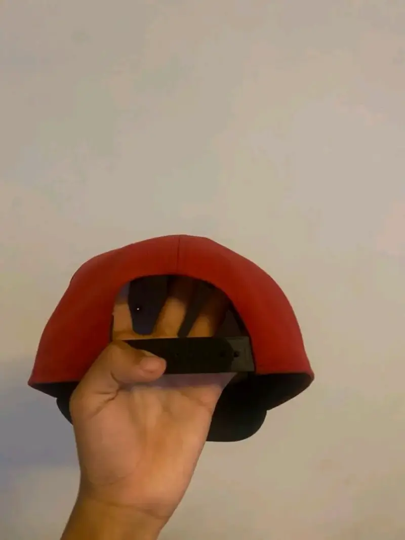 Gorra Jordan roja y negra unisex - 4