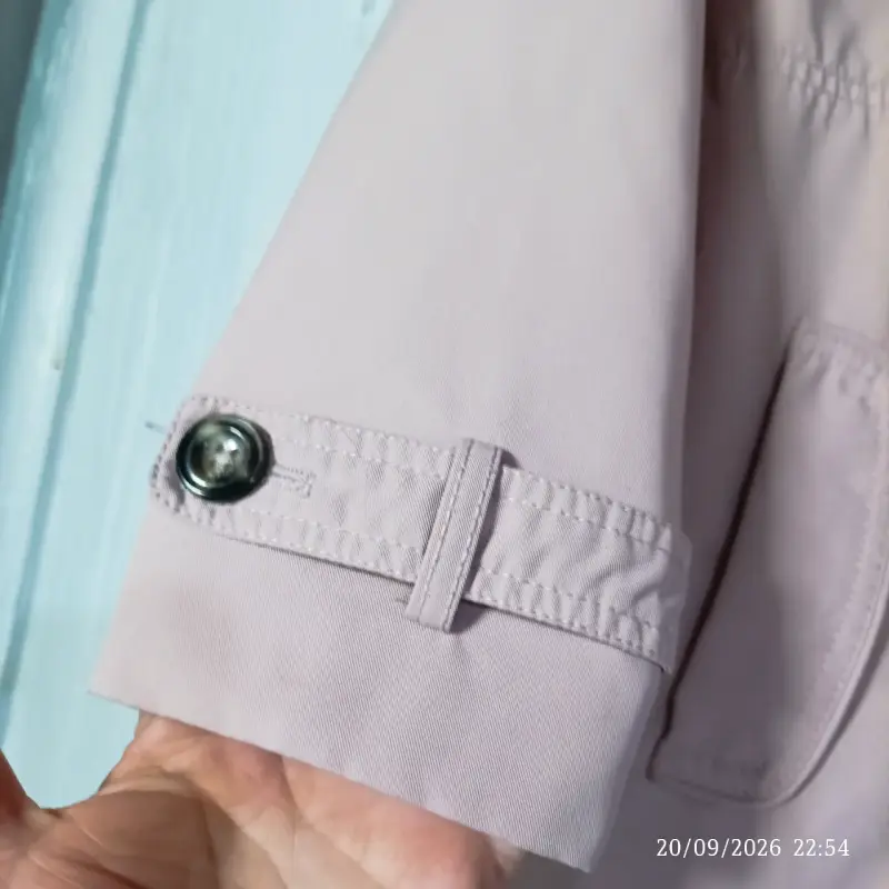 trench rosa claro para mujer - 4