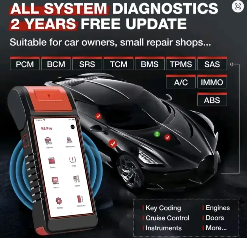 Herramienta de Diagnóstico Automotriz K6 Pro - 3