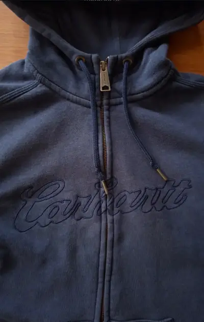 Polerón con capucha azul Carhartt - miniatura 2