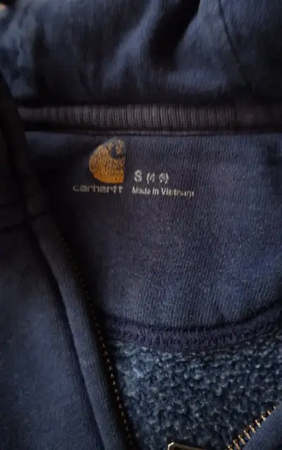 Polerón con capucha azul Carhartt - miniatura 3