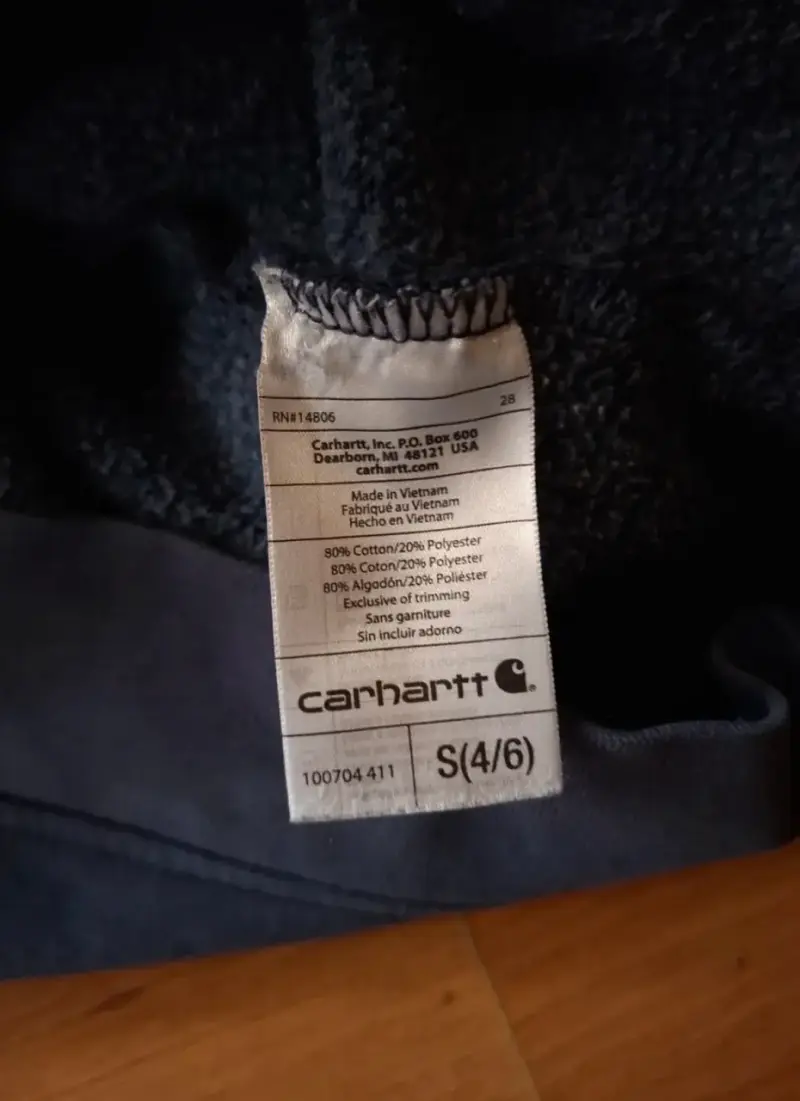 Polerón con capucha azul Carhartt - 4