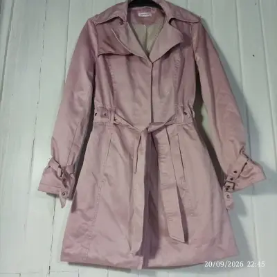 Abrigo largo rosa Orsay para mujer - miniatura 2
