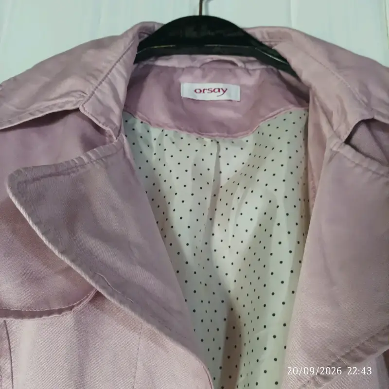 Abrigo largo rosa Orsay para mujer - 4
