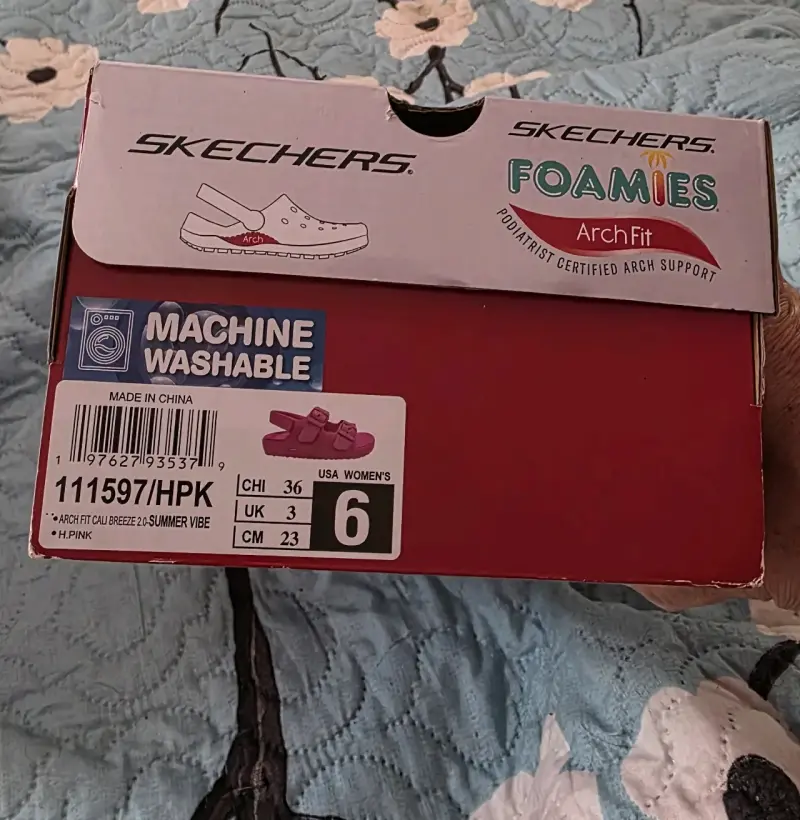 Sandalias Skechers Foamies Arch Fit rosas - 2
