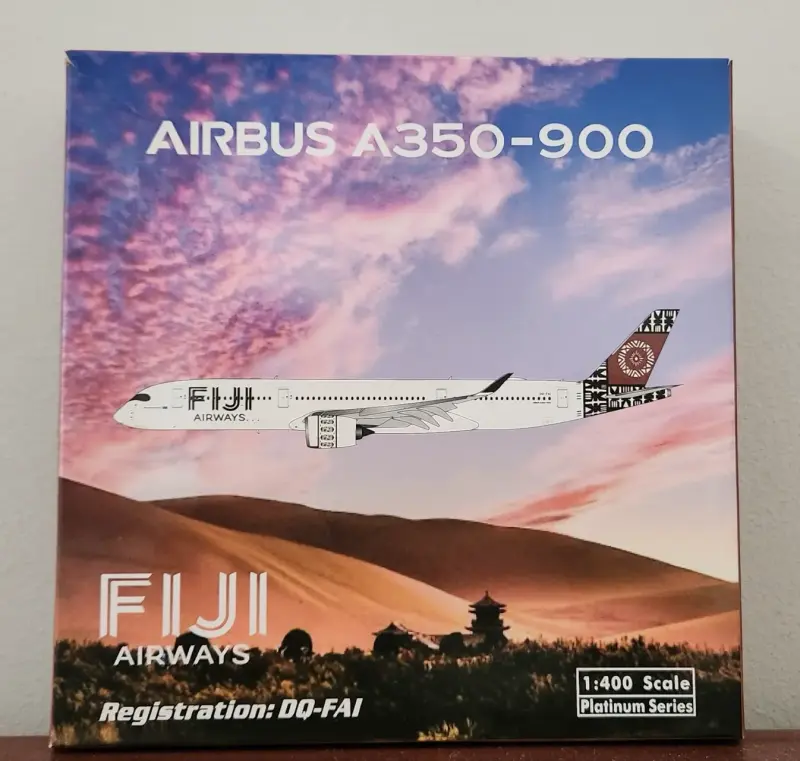 Modelo Fiji Airways Airbus A350-900 escala 1:400 - 4