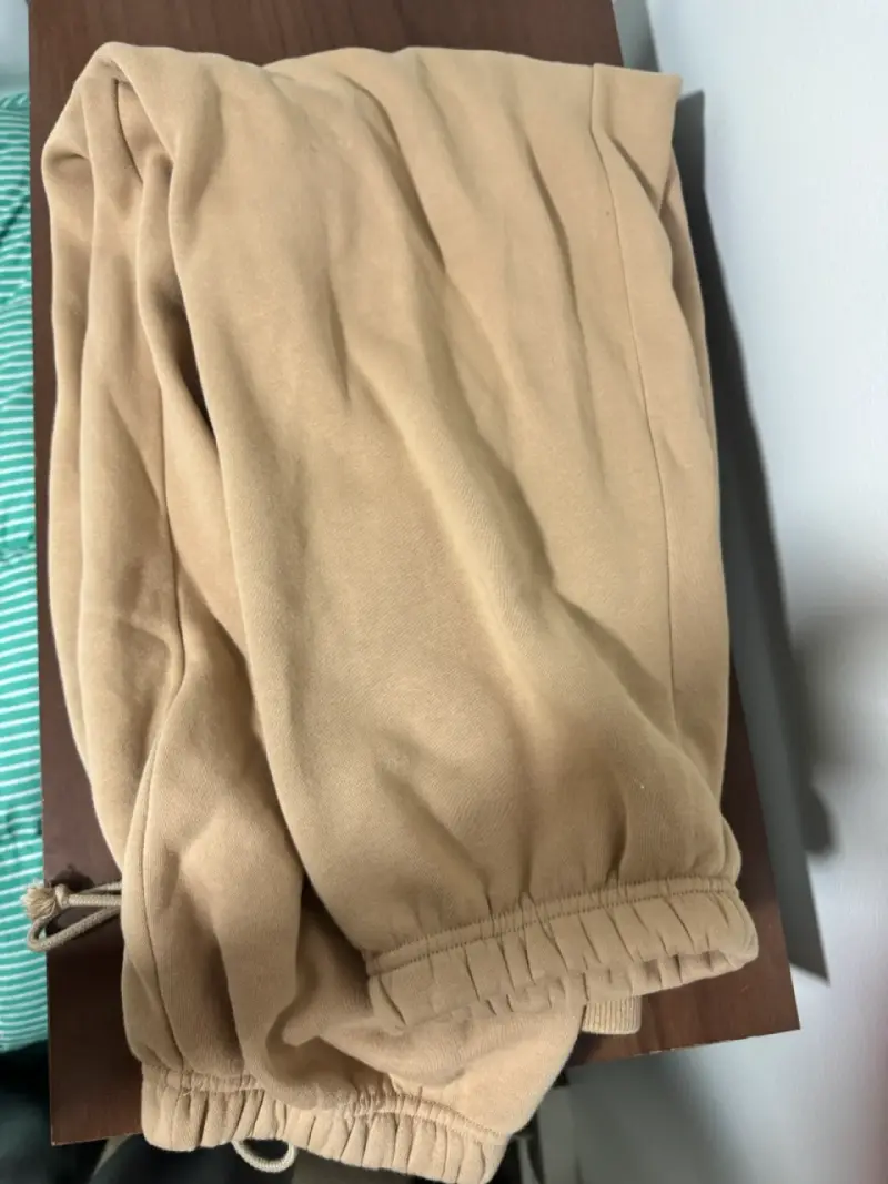 Pantalones deportivos baggy Nike beige talla L - 6