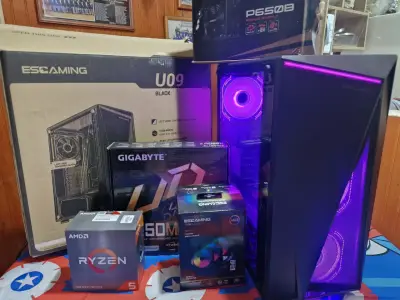 PC GAMER RYZEN 5 5600G/ 1TB NMVE/ 16 GM RAM - miniatura 1
