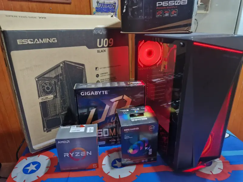 PC GAMER RYZEN 5 5600G/ 1TB NMVE/ 16 GM RAM - 2