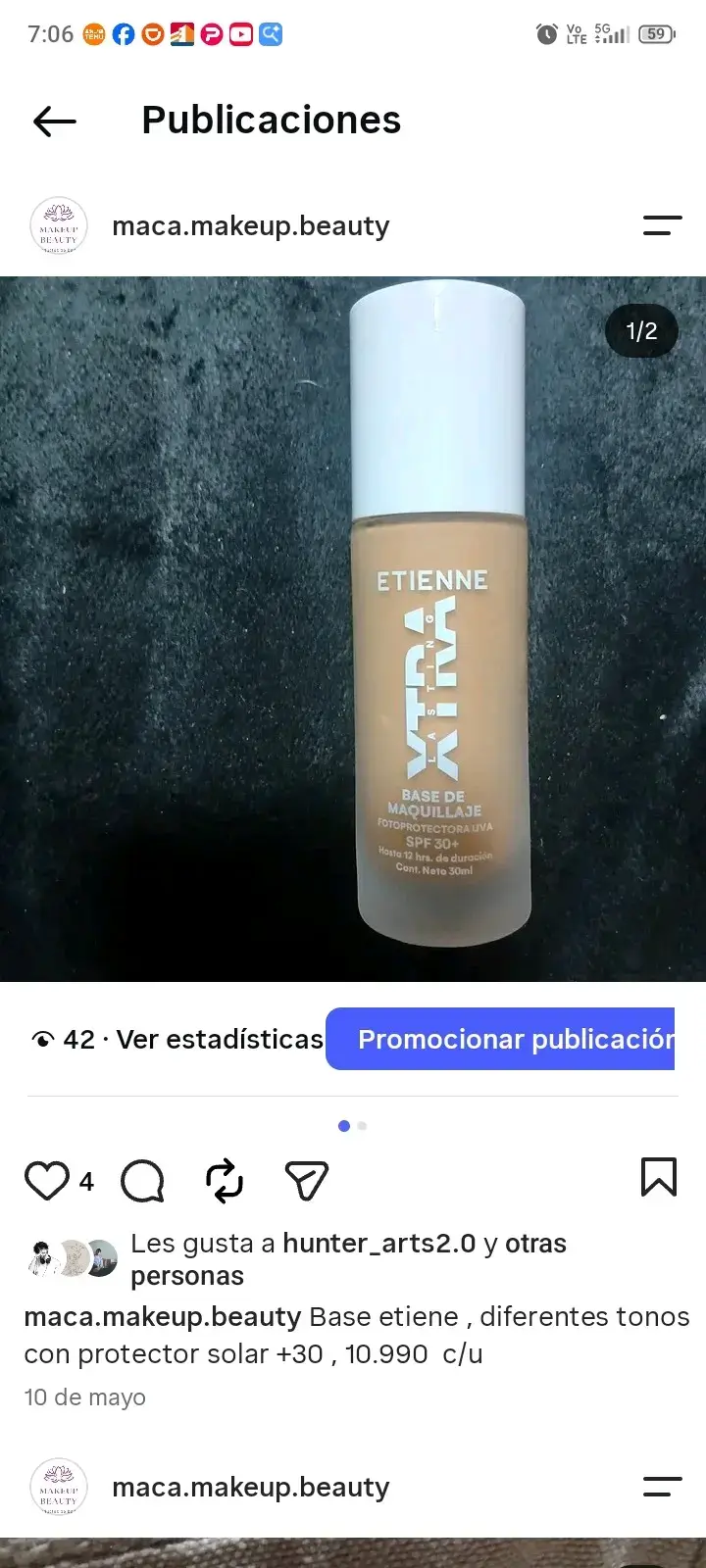 Set de esmaltes de uñas tonos variados - 5