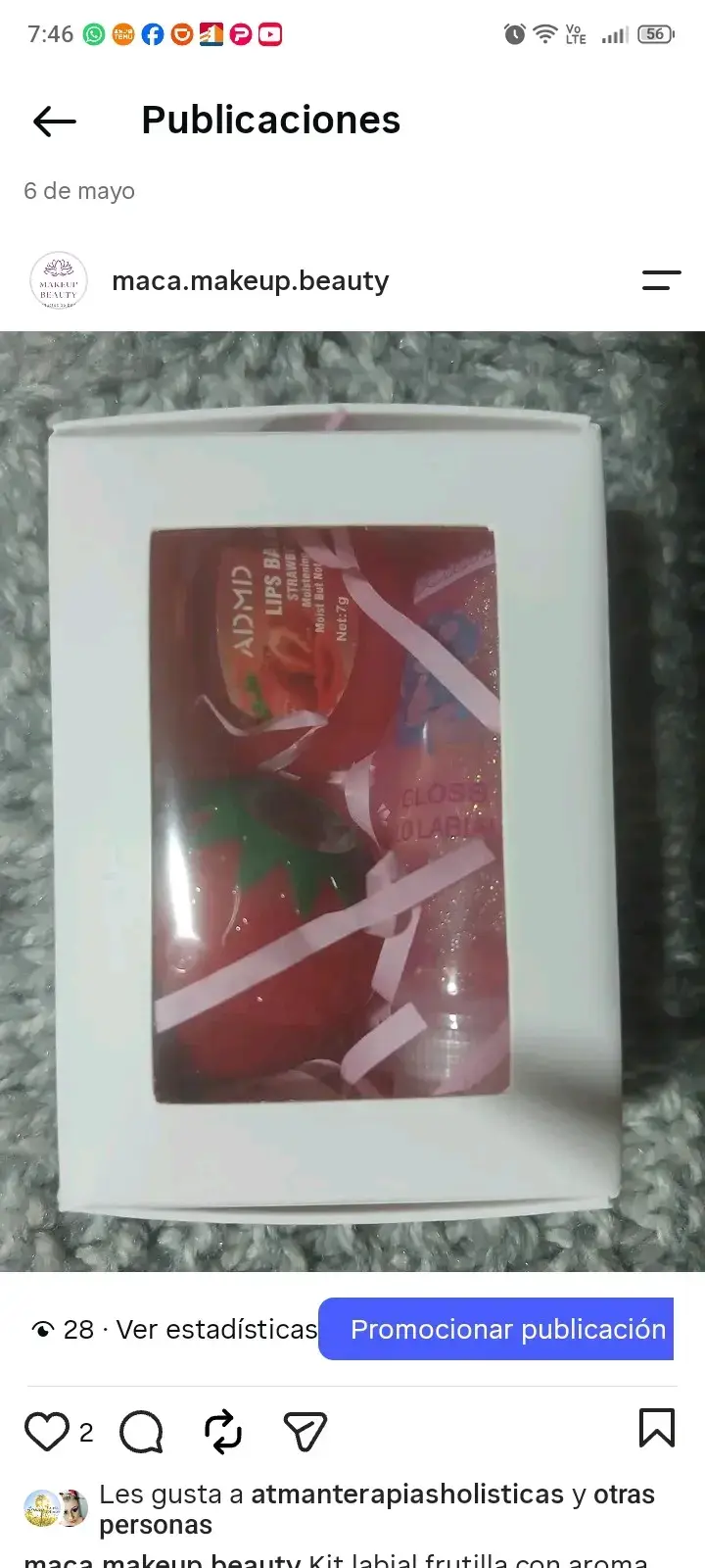 Kit de maquillaje con bálsamo labial y máscara de pestañas - 3