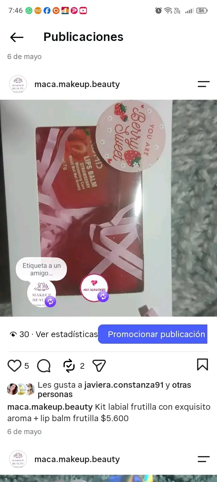Kit de maquillaje con bálsamo labial y máscara de pestañas - 4