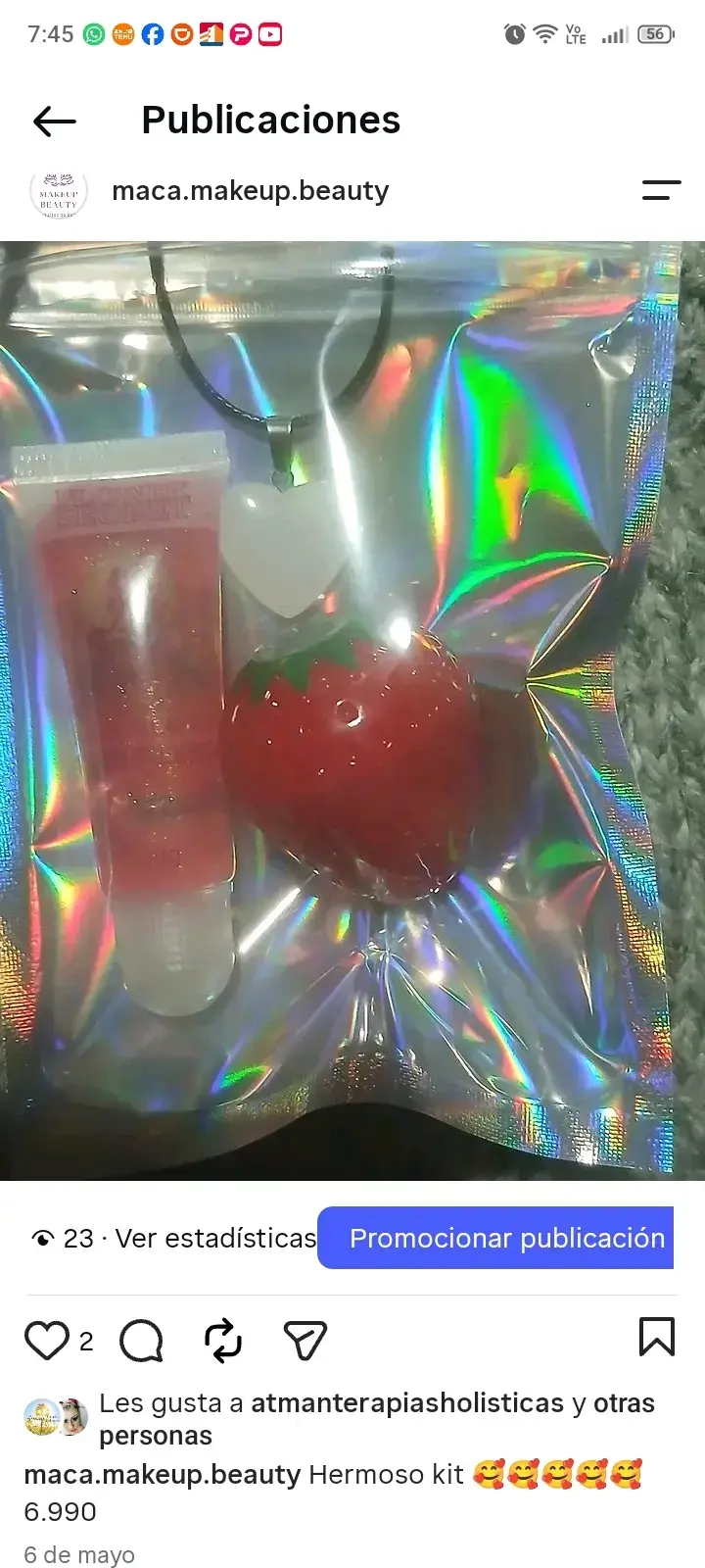 Kit de maquillaje con bálsamo labial y máscara de pestañas - 5