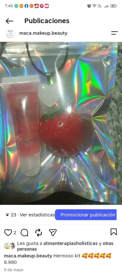 Kit de maquillaje con bálsamo labial y máscara de pestañas - miniatura 5