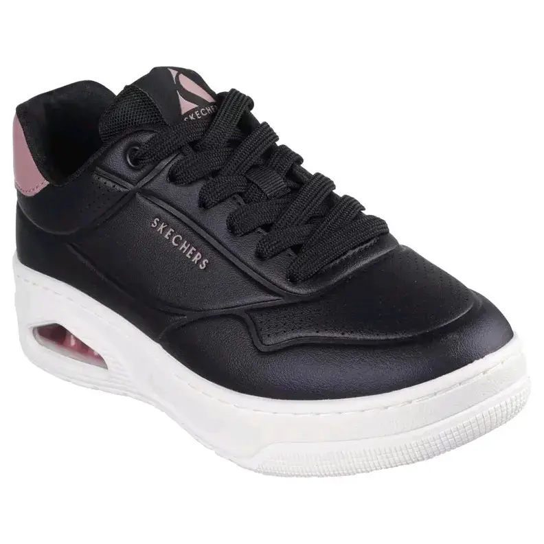 Zapatillas negras Skechers con plataforma