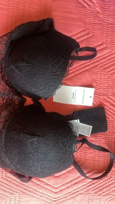 Sostén de encaje negro Women'secret - miniatura 1