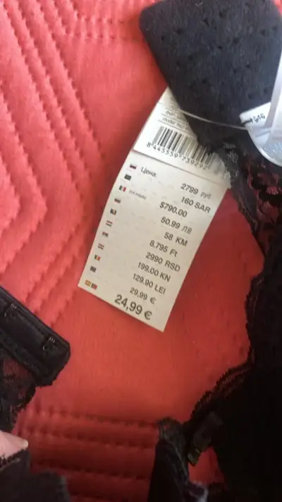 Sostén de encaje negro Women'secret - miniatura 2
