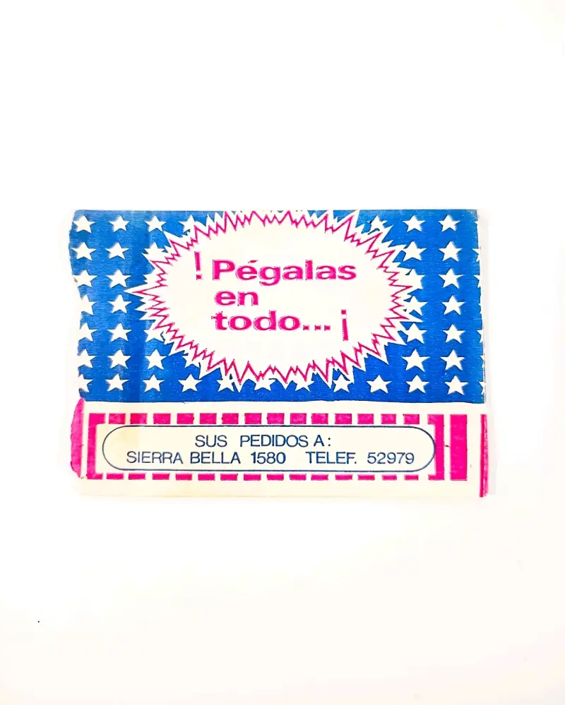 Sobre con antiguos stickers chilenos. - 2