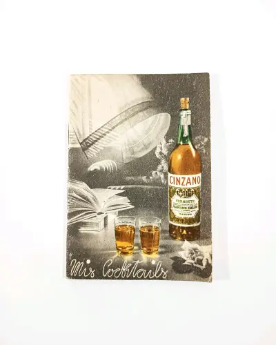 Antiguo recetario de Cócteles Cinzano. - miniatura 1