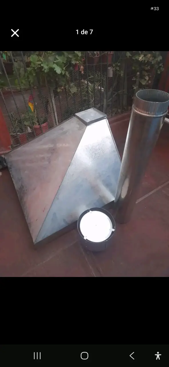 Campana extractora de cocina de acero inoxidable