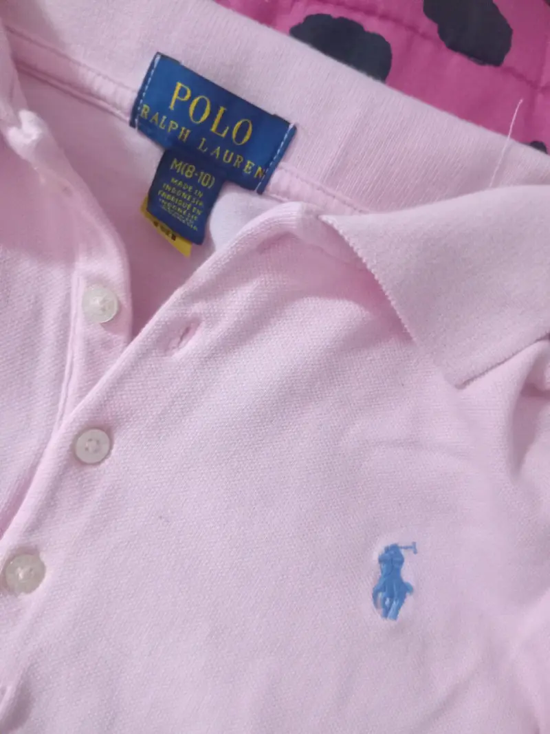 Vestido Polo Ralph Lauren rosa para niña - 2