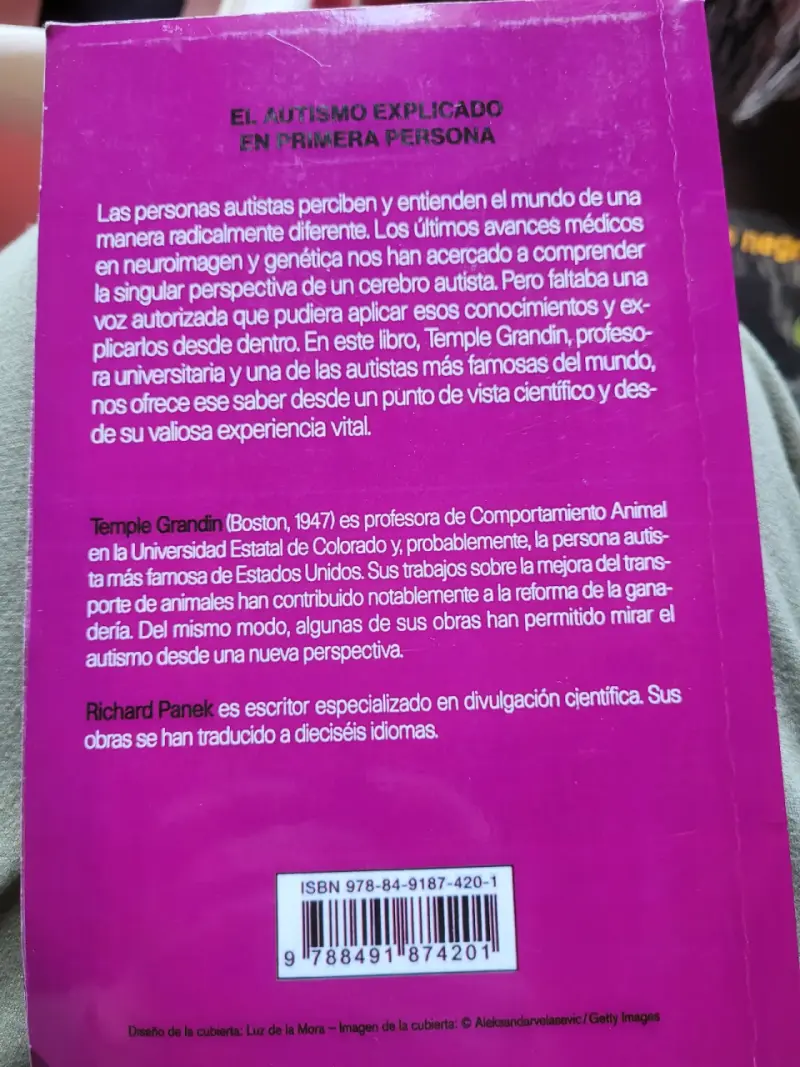 Libro 'El Cerebro Autista' de Temple Grandin - 2