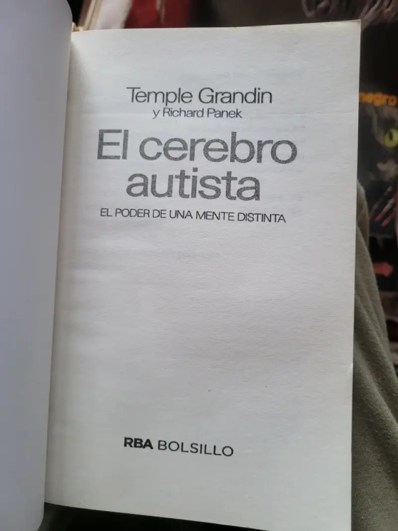 Libro 'El Cerebro Autista' de Temple Grandin - 3